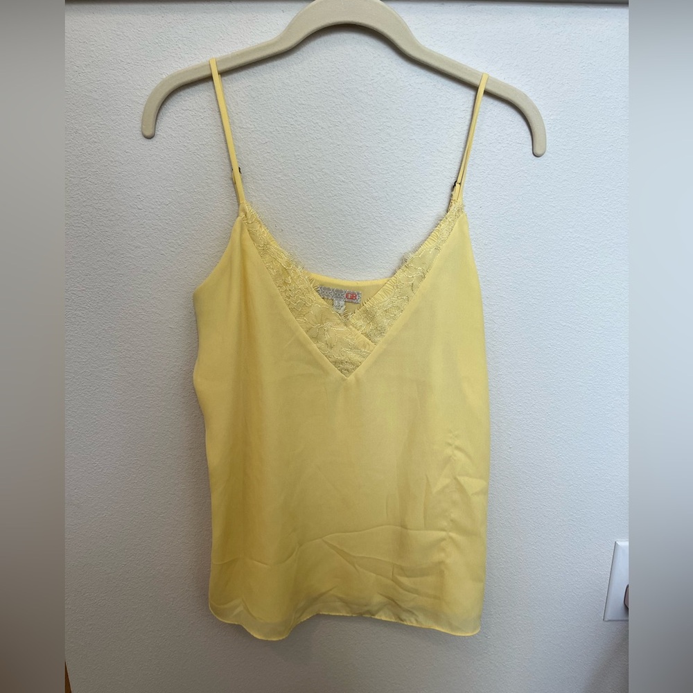 Gianni Bini yellow tank top size small
